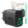 Green Cell PowerSource Duo30 nabíjačka USB/USB-C čierna, napájací adaptér 30 W s Power Delivery