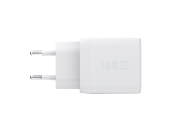 Greencell PowerSource Duo30 Ladegerät USB/USB-C Weiß Power Adapter 30W Power Delivery