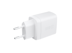 Greencell PowerSource Duo30 Ladegerät USB/USB-C Weiß Power Adapter 30W Power Delivery