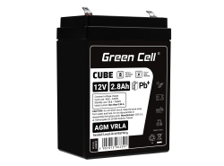 Green Cell Cell® Batterie AGM VRLA 12V 2.8 Ah