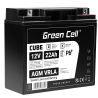 Green Cell® AGM batéria 12V 22Ah fleecová bezúdržbová olovená batéria pre kosačky na trávu, golfové vozíky, kosačky s pojazdom