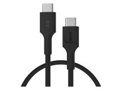 Kábel USB-C 0,3m 100W Greencell PowerFlex Rýchle Nabíjanie PD Panther Black