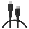 Kábel USB-C 0,3m 100W Greencell PowerFlex Rýchle Nabíjanie PD Panther Black
