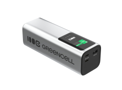 Greencell Powerbank 25200mAh 140W PD USB-C mit Schnellladung für Laptop, MacBook, iPhone 16 15 14 Pro Max, Samsung Galaxy S25
