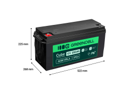 Green AGM12V250AH-J
