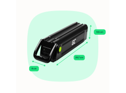 Accumulator Battery Green Cell Silverfish 24V 10.4Ah 250Wh for Electric Bike E-Bike Pedelec