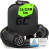 GC Snap Nabíjací kábel Typu 2 11kW / 22kW 5m pre Tesla Model 3 S X Y, VW ID.3, ID.4, Kia EV6, Audi E-Tron, Fiat 500e