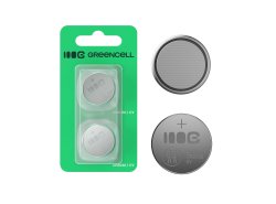 Greencell Blister 2x batéria lítová CR2032 3V 220mAh guziková na kľúčik, hodinky, diaľkové ovládanie, váhy