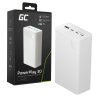 Greencell PowerPlay 30 - biely powerbank s kapacitou 30 000mAh, 22,5W, 4 porty
