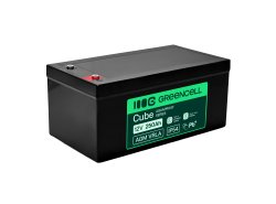 Greencell AGM VRLA 12V 250Ah bezúdržbový akumulátor pre člny, fotovoltaiku, solárne panely (520x268x225mm)