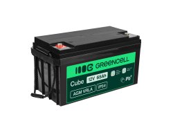 Green Cell® AGM 12V 65Ah akumulátorová bezúdržbový akumulátor rybarska lod obytné auto fotovoltaika