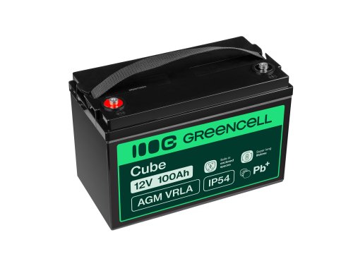 Green Cell® AGM 12V 100Ah akumulátorová bezúdržbový akumulátor rybarska lod obytné auto fotovoltaika