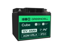 Green Cell® AGM 12V 44Ah akumulátorová bezúdržbový akumulátor kosačka skúter čln Traktorová kosačka