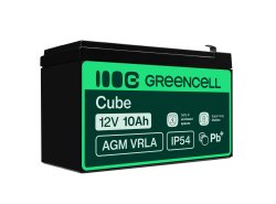 Green Cell® AGM 12V 10Ah akumulátorová bezúdržbový akumulátor systémy zdroje nepretržitého napájania UPS
