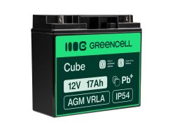 Green Cell Cell® Batterie AGM 12V 18Ah