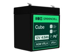 Green Cell® AGM 12V 4.5Ah akumulátorová bezúdržbový akumulátor hračky Výstražné systémy hračkárske vozidlo
