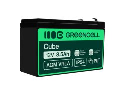 Green Cell® AGM 12V 8.5Ah akumulátorová bezúdržbový akumulátor hračky Výstražné systémy hračkárske vozidlo