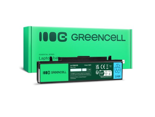 Batéria Green Cell AA-PB9NC6B AA-PB9NS6B pre Samsung R519 R522 R525 R530 R540 R580 R620 R780 RV510 RV511 NP300E5A NP350V5C