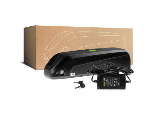 Green Cell Bateria pre Elektrický Bicykel 36V 14.5Ah 522Wh Down Tube Ebike EC5 na Ancheer, Samebike, Fafrees s Nabíjačkou